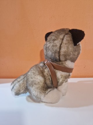 Peluche Husky Trudi Vintage con Imbracatura da Sli