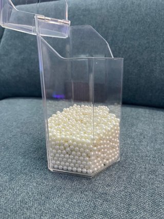 Organizador de brochas de maquillaje con tapa