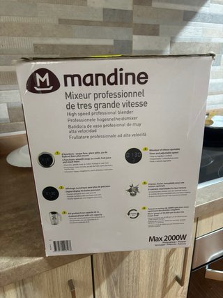 Batidora Mandine Profesional Tritura Hielo