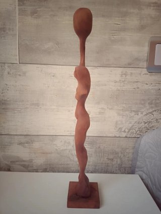 Figura de madera Afro-Cubana