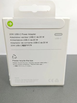 Cargador iPhone Original Adaptador 20W