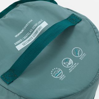Colchón hinchable de camping 2 personas 200x140 cm. Quechua