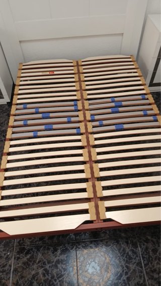Somier de láminas de madera refuerzo lumbar