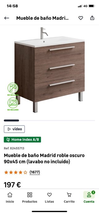 Conjunto muebles de baño, columna, mueble+lavabo