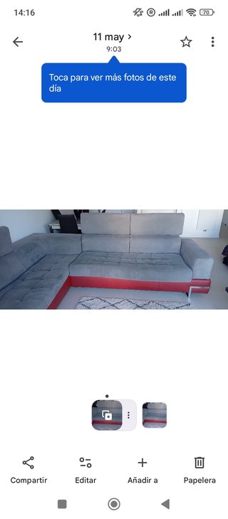 Vendo sofá cama grande en muy buen estado