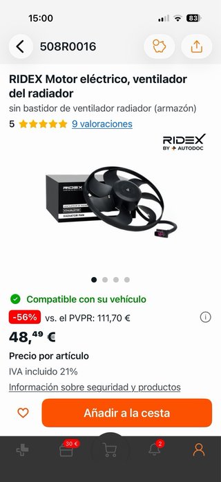 Electro ventilador