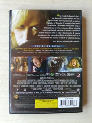 DVD Invasión