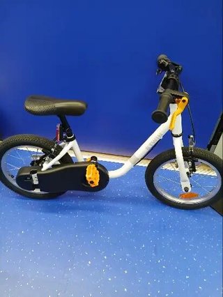 Bicicleta 14 pulgadas niños 3-5 Años Discover 100 Blanco