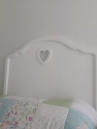 Cabecero de Cama de 90cm.Color blanco cotton.