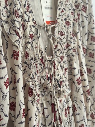 Vestido corto estilo boho