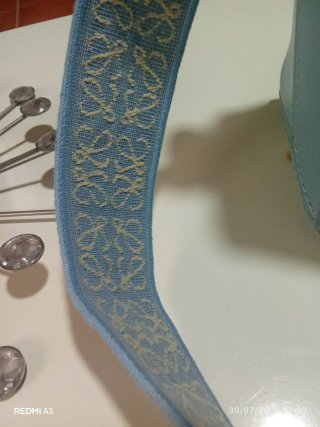 Bolso bandolera Loewe azul/verde azulado