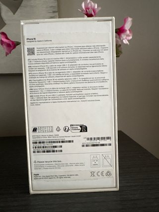 Caja iphone 16