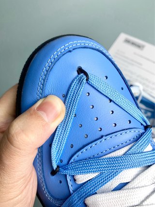 Nike Air Force 1 Off-White Azul Plata