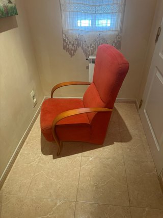 Sillón butaca rojo