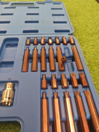 Set inserti avvitatore e chiavi a bussola 40 pezzi