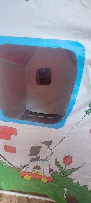 Casita de tela infantil para jugar
