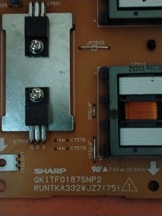 INVERTER QKITF0187SNP2 RUNTKA332WJZZ(75
