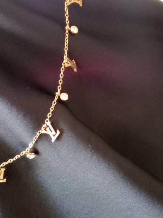 Collana Louis Vuitton donna acciaio oro