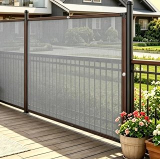 Toldo Vela Malla Sombra Rectangular 3X4 Gris