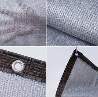 Toldo Vela Malla Sombra Rectangular 3X4 Gris