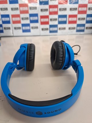 Auriculares estéreo con cable y micrófono plegables