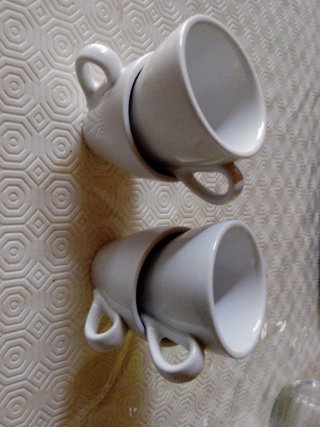 Tognana Set 4 Tazzine Caffè Porcellana