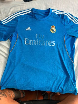 Camiseta Real Madrid 2013/14 Azul Away