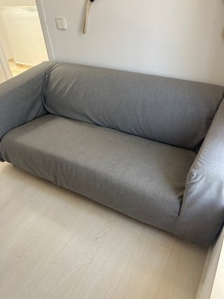 Sofá Ikea Gris Tela