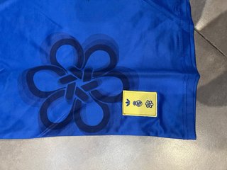 Maglia real madrid Blu con Fiori