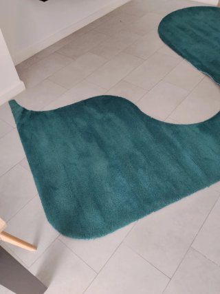Alfombra Lana Turquesa
