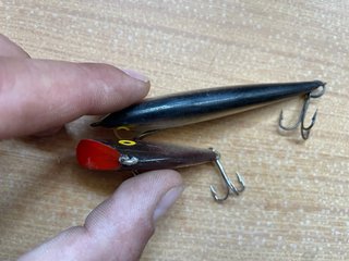 Lote señuelos de Pesca antiguos Vintage