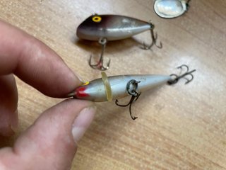 Lote señuelos de Pesca antiguos Vintage