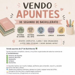 ¡APUNTES DE 2.º DE BACHILLERATO CIENCIAS SOCIALES!