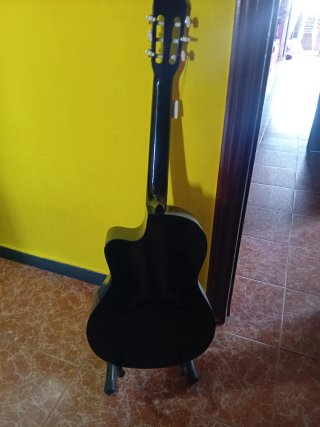 Guitarra Acústica Negra