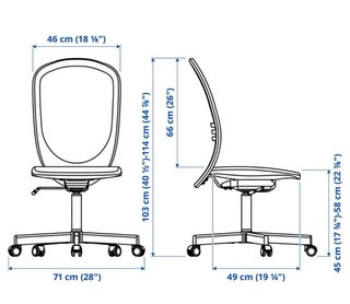 Silla escritorio IKEA Flintan