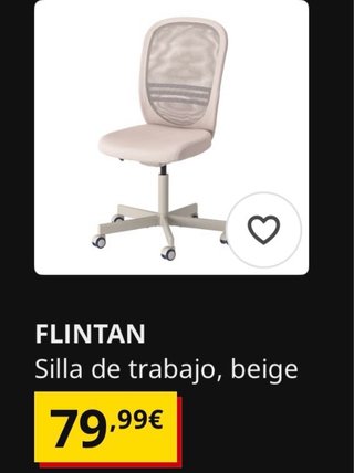 Silla escritorio IKEA Flintan