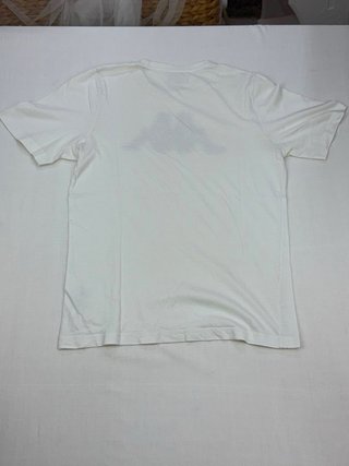 T-shirt Kappa bianca uomo taglia M