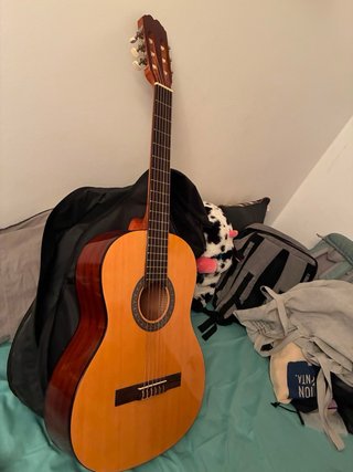 Guitarra Clásica Madera Natural