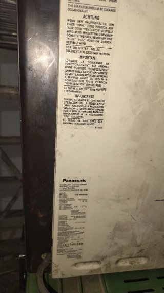 Aire Acondicionado Panasonic 4.500 frigorías