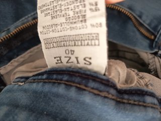 Pantalón vaquero elástico T.40