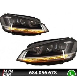 Faros delanteros Led Volkswagen Golf VII 7 Black e