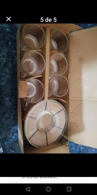 Tazas de café de cristal