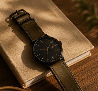 Reloj CHPO Unisex Negro y Verde Oliva