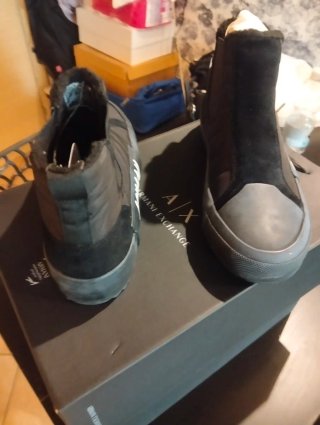 Scarpe alte Armani nere