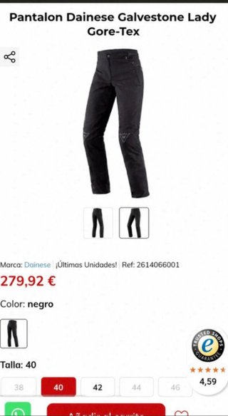 Pantalón Moto Dainese Gore-Tex 4 Estaciones Mujer