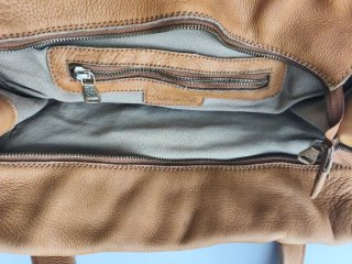 Bolso Massimo Dutti Piel Marrón