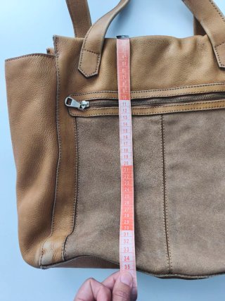 Bolso Massimo Dutti Piel Marrón