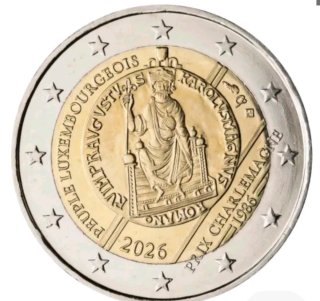 Luxemburgo Euros 2026 y las 2 Conmemorativas