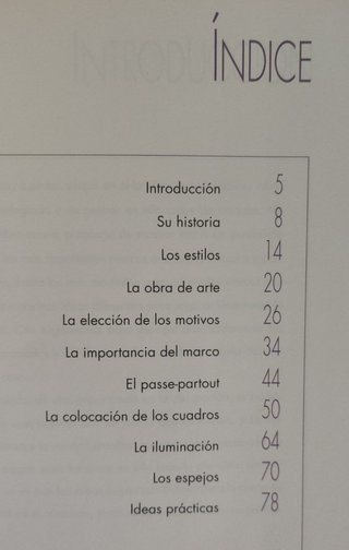 LIBRO DE DECORACIÓN DE CASA LOS CUADROS