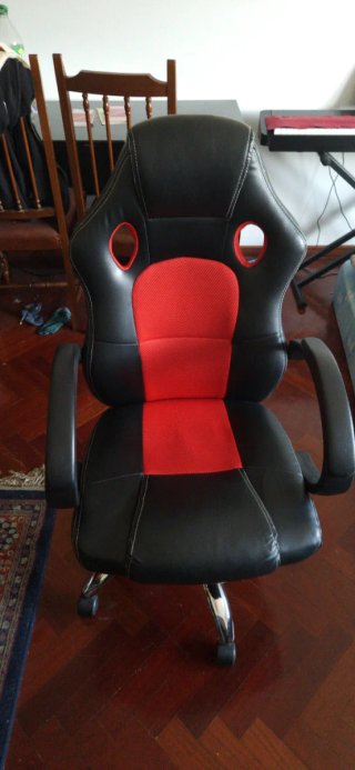 Silla Gamer Negra y Roja